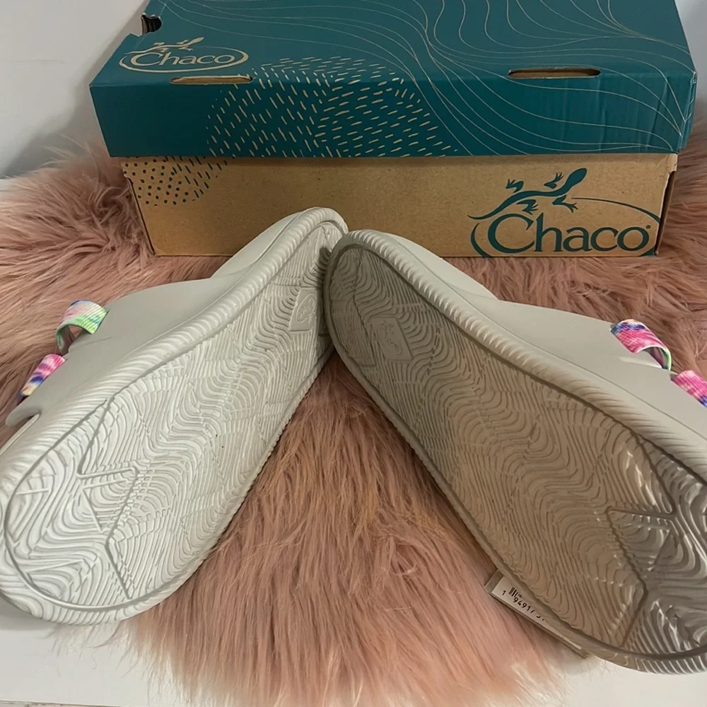 Chaco chillos slide sandals light tie dye size 9 multicolor - Picture 8 of 8